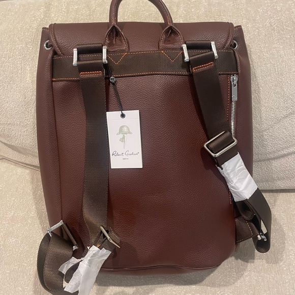 Robert Graham leather backpack new with tags - Picture 2 of 5